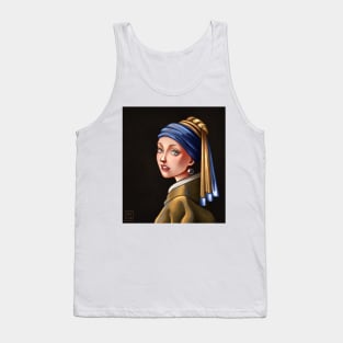 Girl with a Pearl Earring Tank Top